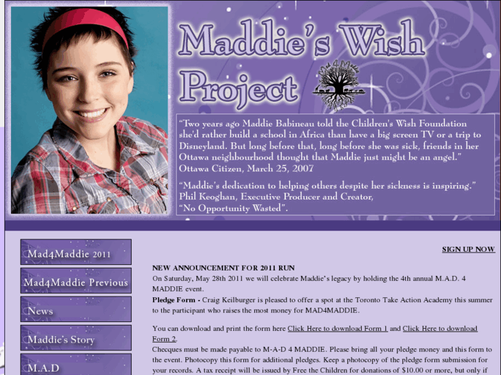 www.maddieswishproject.com