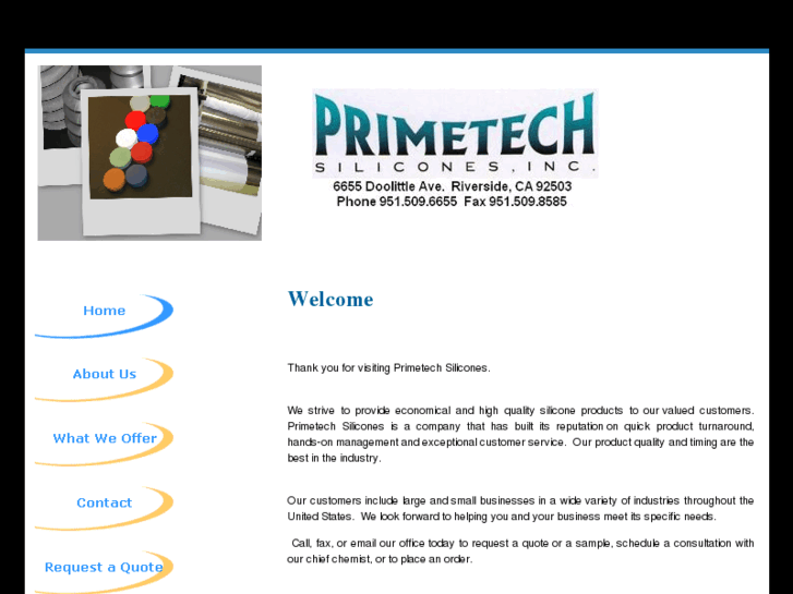 www.primetechsilicones.com