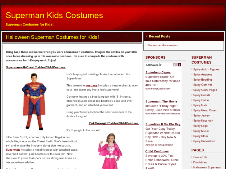 www.supermankidscostume.com