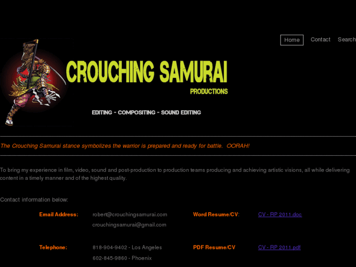 www.crouchingsamurai.com