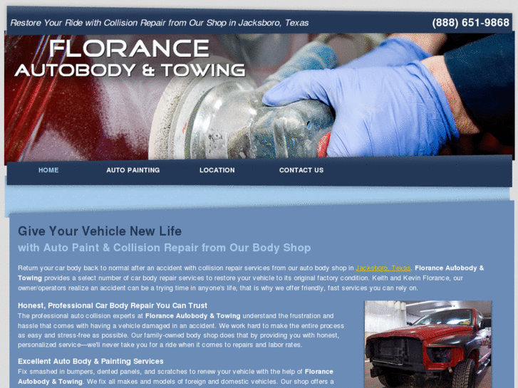 www.floranceautobodyandtowing.com