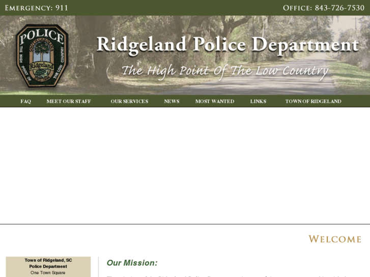 www.ridgelandpd.com