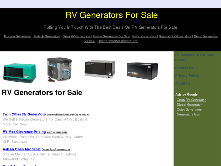 www.rvgeneratorsforsale.com