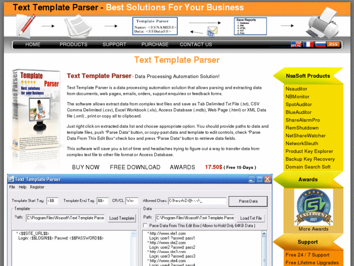 www.template-parser.com