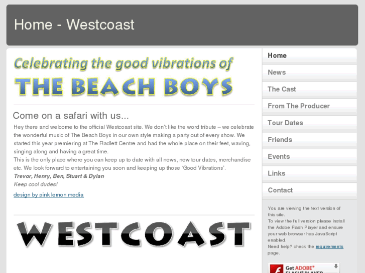 www.westcoastbeachboys.biz