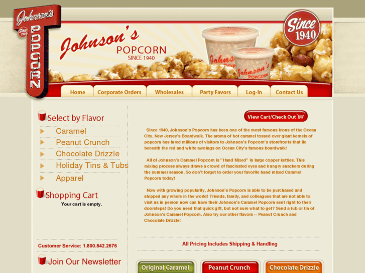 www.johnsonspopcorn.com