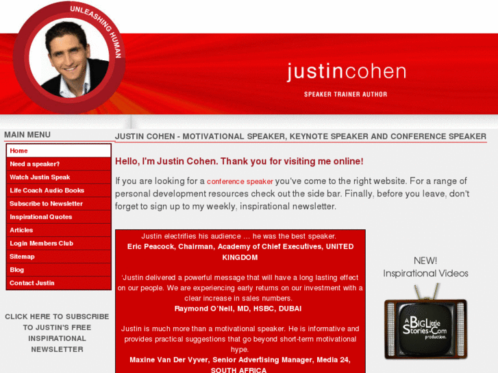 www.justinspeaks.com