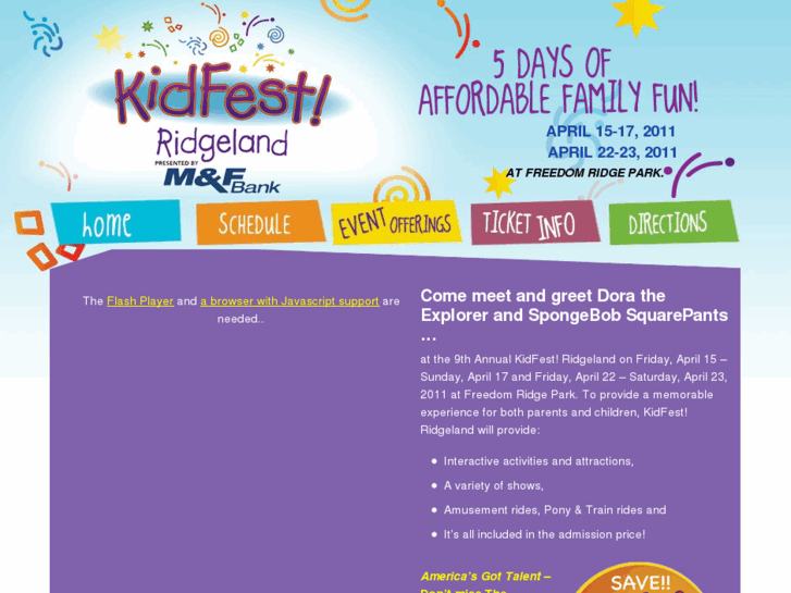 www.kidfestridgeland.com