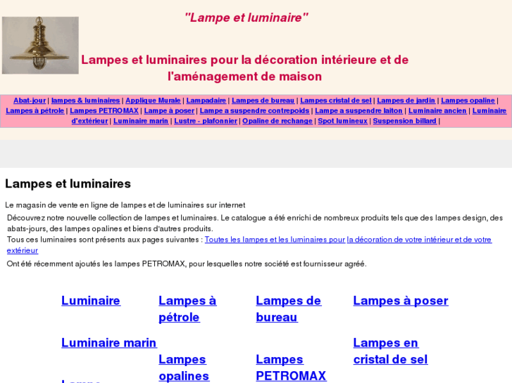 www.lampe-luminaire.com