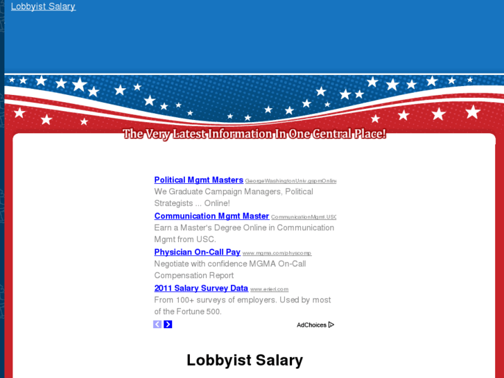 www.lobbyistsalary.com