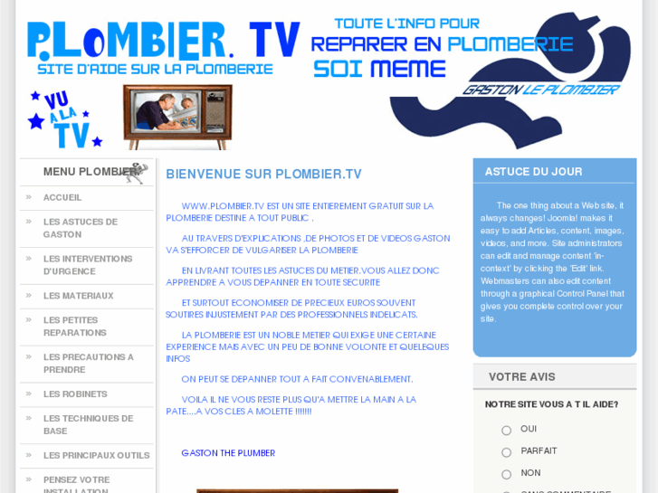 www.plombier.tv