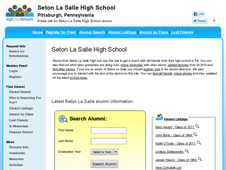 www.setonlasallehighschool.com