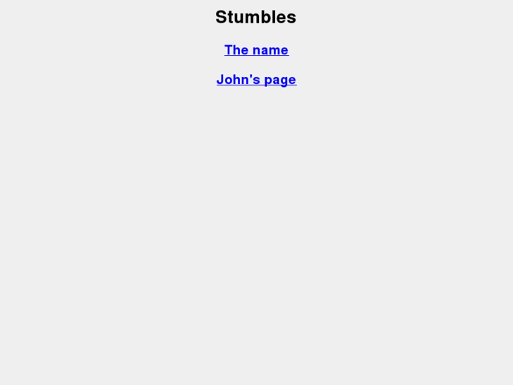 www.stumbles.org.uk