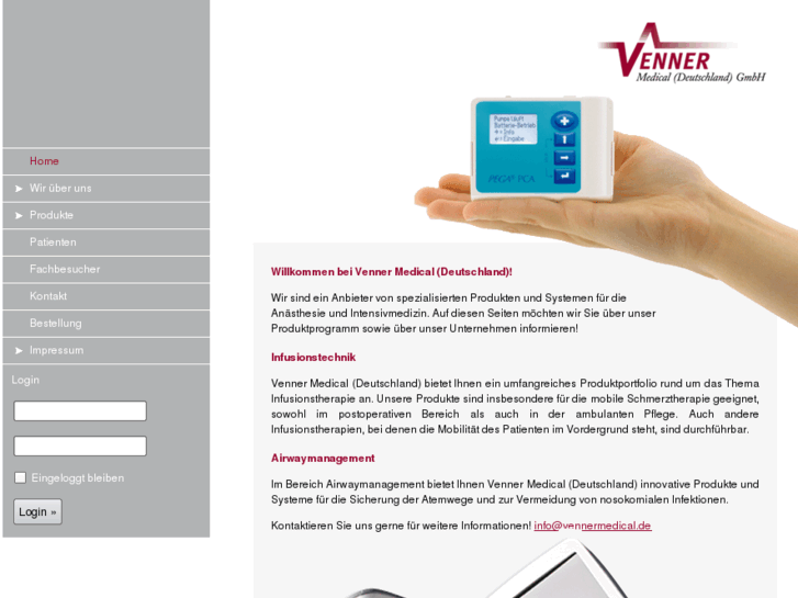 www.vennermedical.de