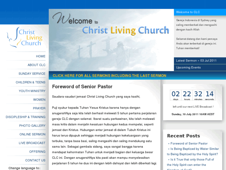 www.christlivingchurch.com