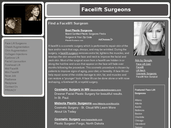 www.faceliftsurgeons.com