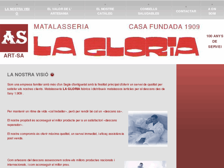 www.matalasseria-lagloria.com