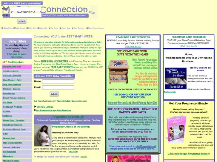 www.mybabyconnection.com