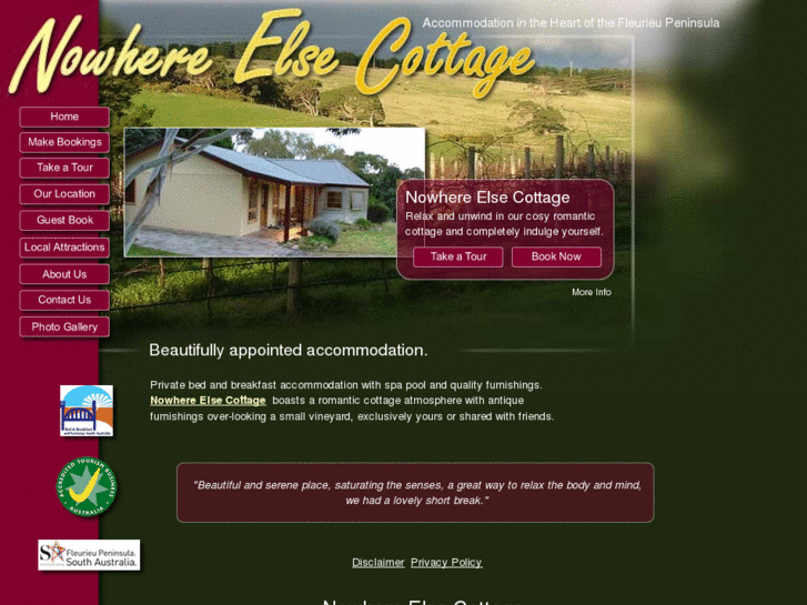 www.nowhereelsecottage.com