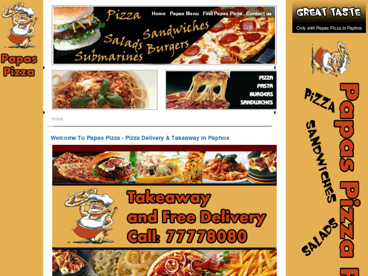 www.papaspizzacyprus.com