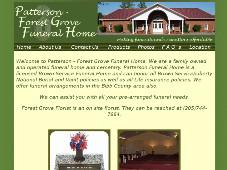 www.pattersonfuneralhomes.com