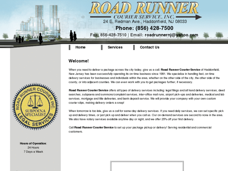 www.roadrunnercourierservice.com