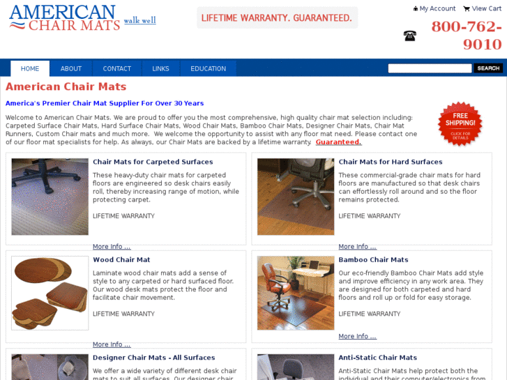 www.americanchairmats.com