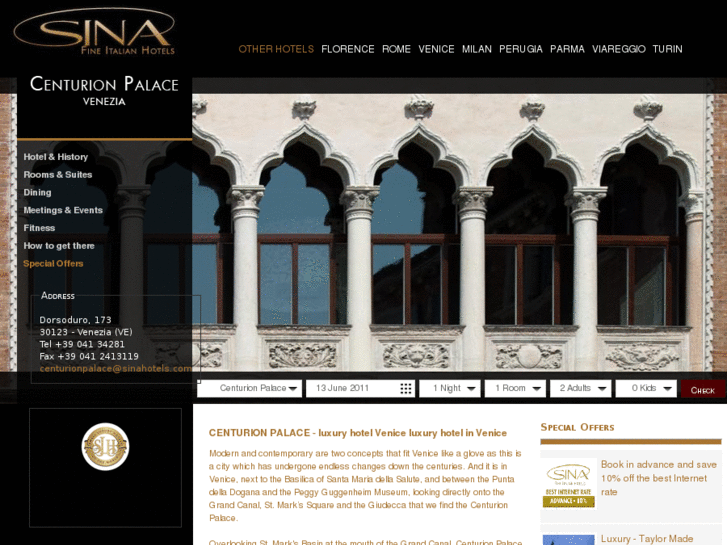 www.centurionpalacevenezia.com