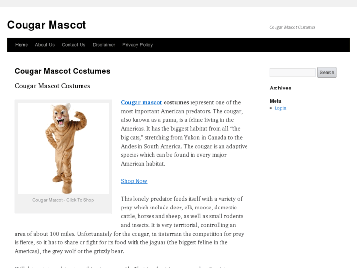 www.cougarmascot.com