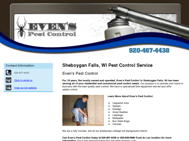 www.evenspestcontrol.com