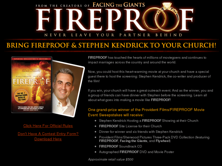 www.fireproofsweepstakes.com