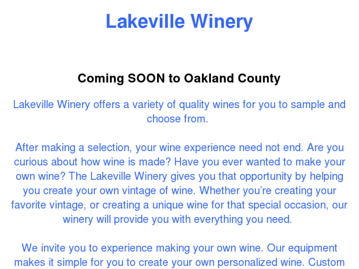 www.lakevillewinery.com