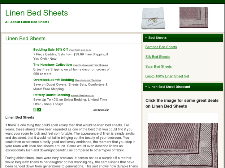 www.linenbedsheets.net