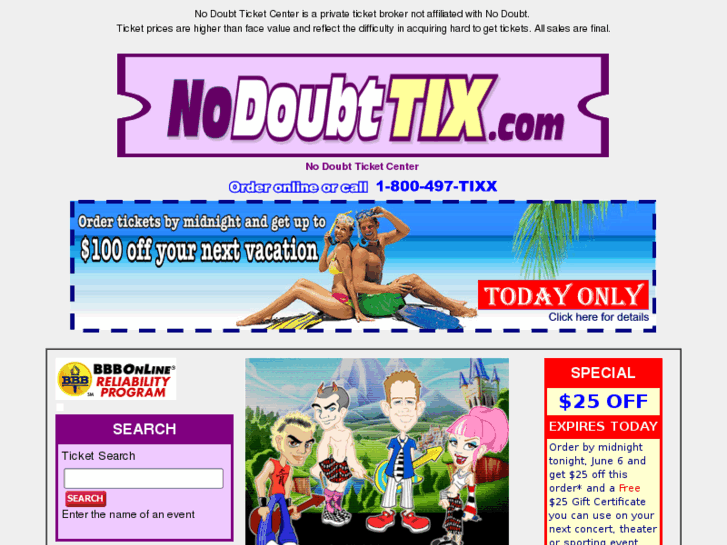 www.nodoubttix.com