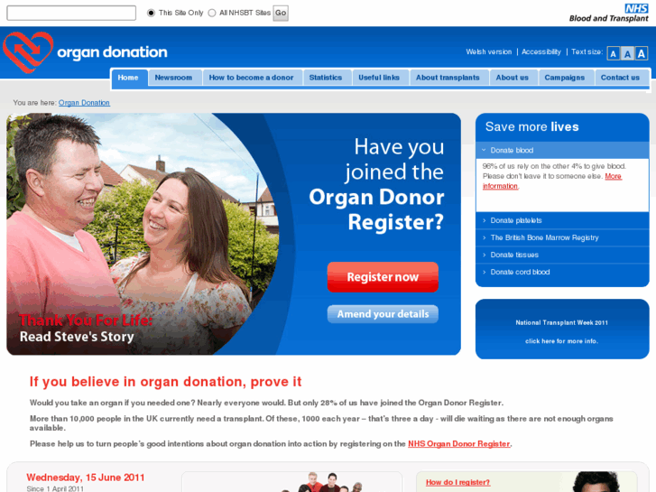 www.organdonation.nhs.uk