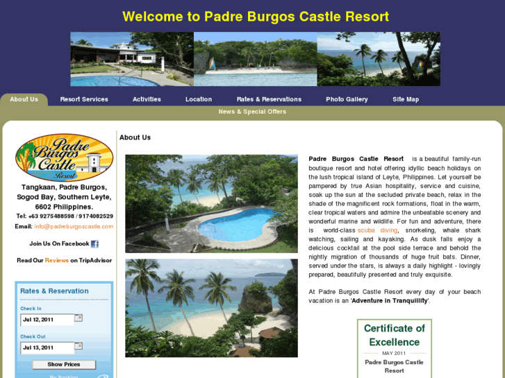 www.padreburgoscastle.com