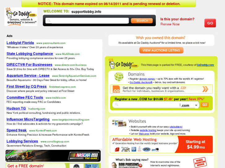 www.supportlobby.info