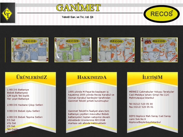 www.ganimetteks.com