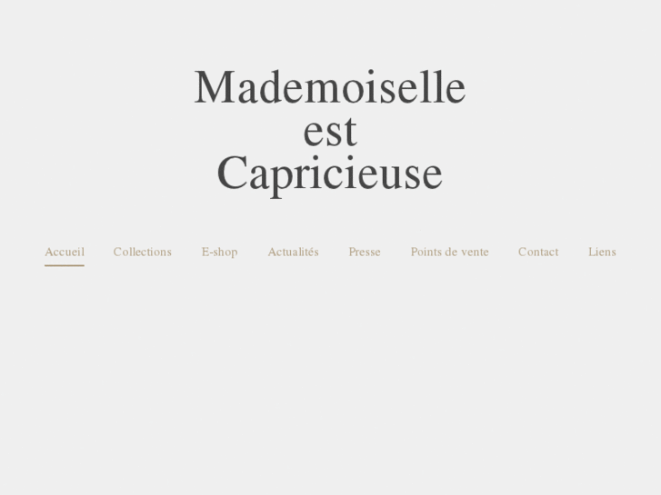 www.mademoiselleestcapricieuse.com