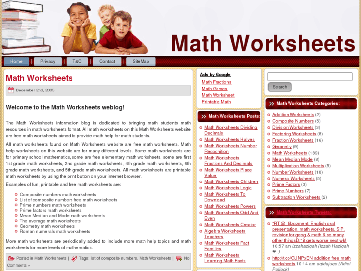 www.math-worksheets.info