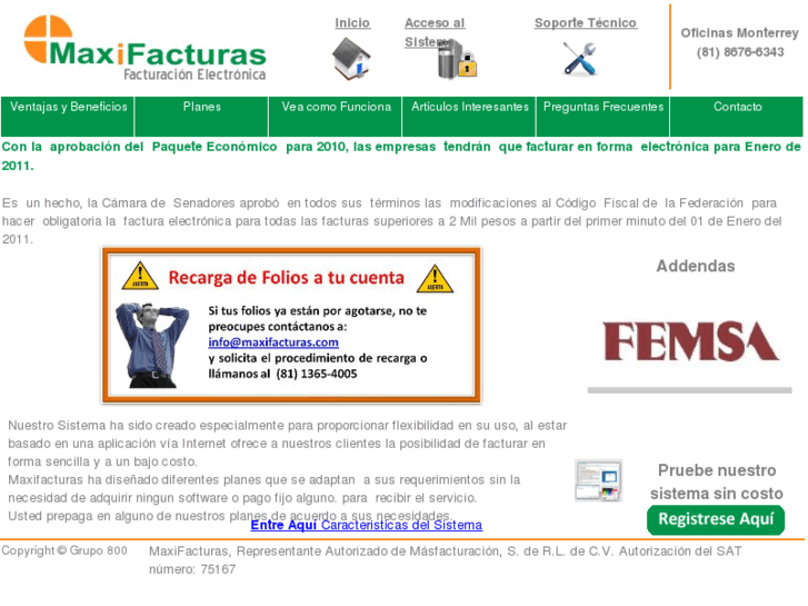 www.maxifacturas.com