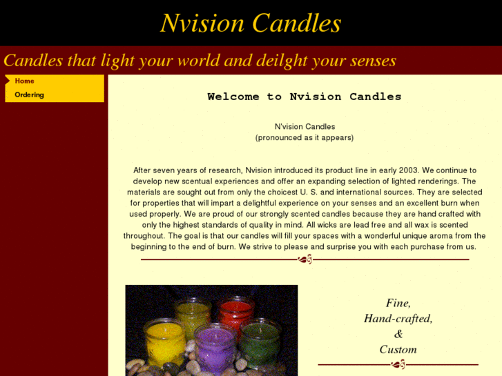 www.nvisioncandles.com