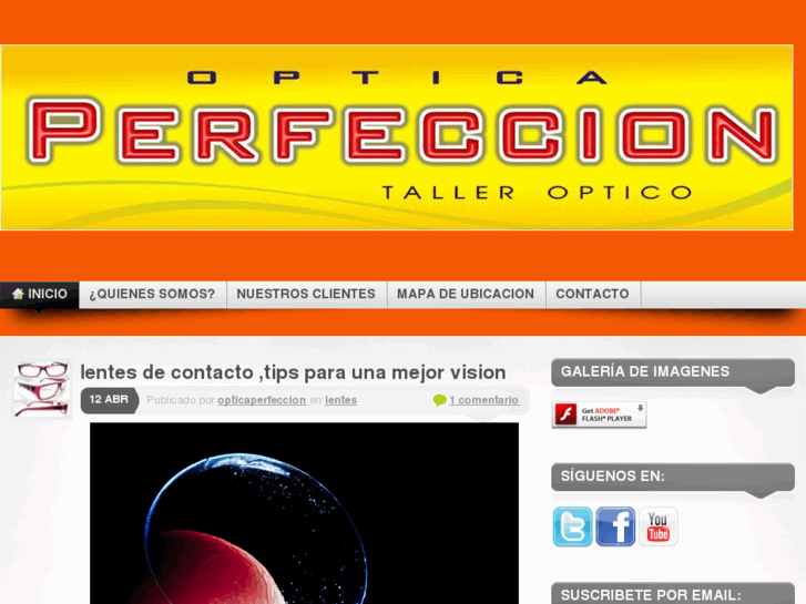 www.opticaperfeccion.com