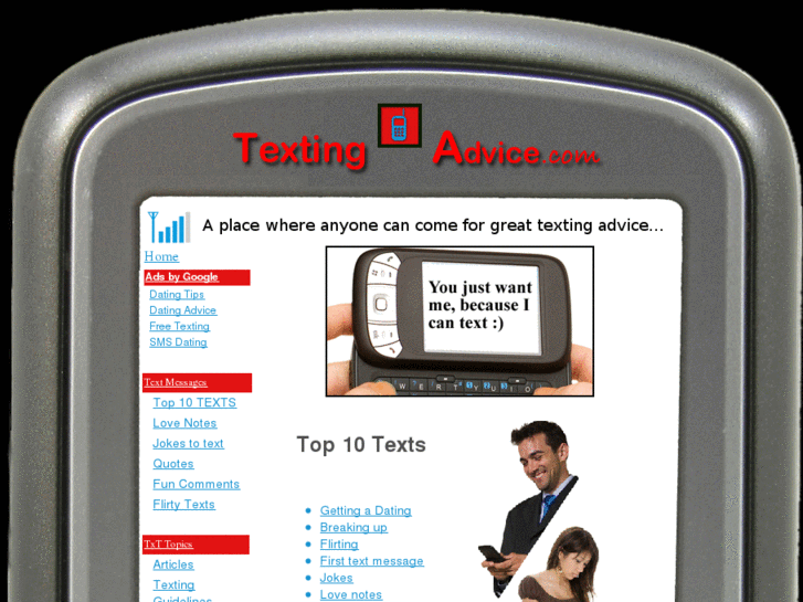 www.textingadvice.com