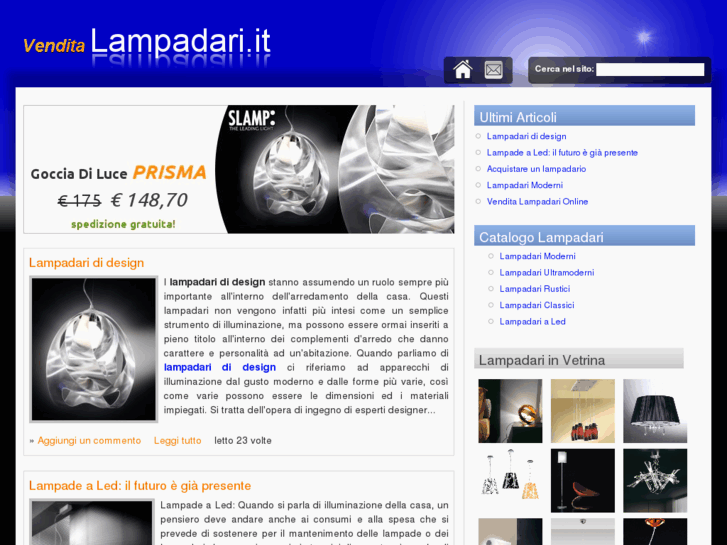 www.vendita-lampadari.it