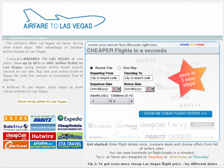 www.airfare-to-las-vegas.com