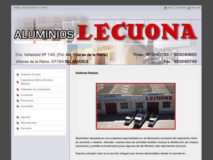 www.aluminioslecuona.com