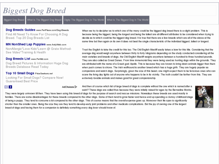 www.biggestdogbreed.com