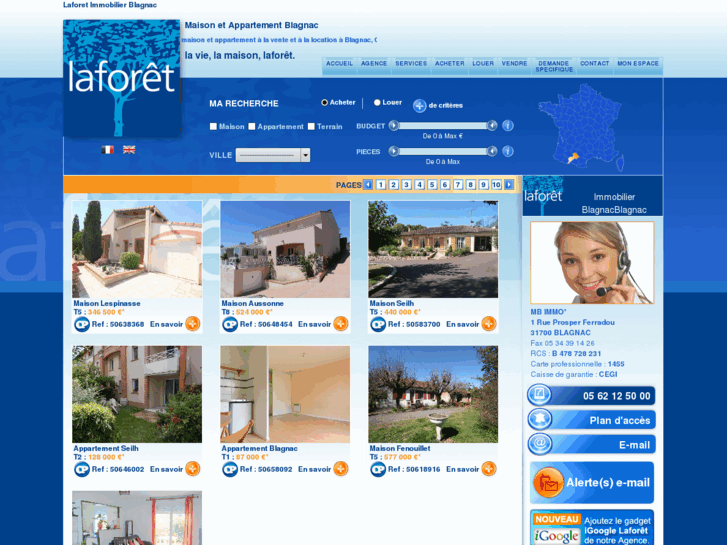 www.laforet-immobilier-blagnac.com