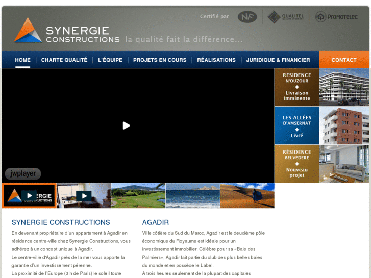 www.synergieconstructions.ma